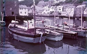 Polperro Harbour Prints: Polperro Harbour, Cornwall, c1955. Creator: Arthur Charles Kirby Ware