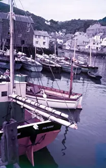 Polperro Harbour Prints: Polperro Harbour, Cornwall, c1955. Creator: Arthur Charles Kirby Ware