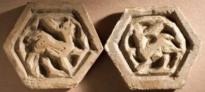 Polygonal Elements Print, 11th Century