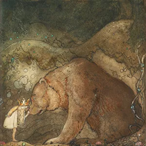 Poor little bear!, 1912. Artist: Bauer, John (1882-1918) Poor little bear!, 1912. Artist: Bauer, John (1882-1918)