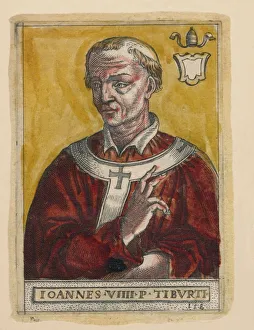 Roman Catholicism Images Prints: Pope John IX. Creator: Unknown