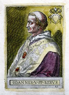 Pope John V Print - 685-686 AD