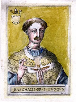 Images Dated 15th August 2006: Pope Paschal I Print