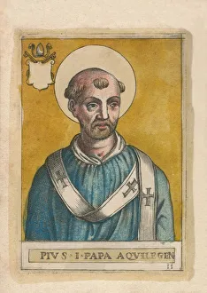 Ancient Christianity Prints: Pope Pius I. Creator: Unknown
