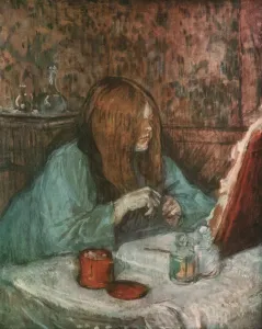 Henri de Toulouse-Lautrec Print: Madame Poupoule at her Toilet, 1898