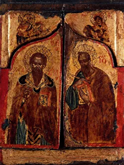Portable Triptych of Saint Nicholas Print