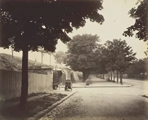 Porte de Gentilly, Parisian Fortification 1907 Albumen Print