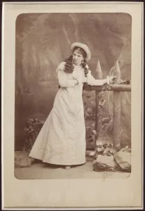Portrait of the actress Maria Gavrilovna Savina (1854-1915), Early 1880s Portrait of the actress Maria Gavrilovna Savina (1854-1915), Early 1880s