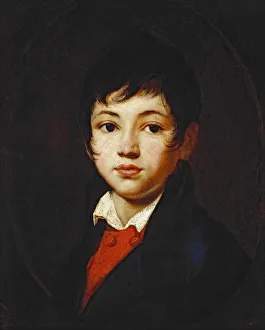 Portrait of Alexander Chelishchev, 1808. Artist: Kiprensky, Orest Adamovich (1782-1836) Portrait of Alexander Chelishchev, 1808. Artist: Kiprensky, Orest Adamovich (1782-1836)