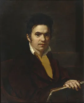 Portrait of Alexander Khristoforovich Vostokov (1781-1864), before 1816. Artist: Kiprensky, Orest Adamovich (1782-1836) Portrait of Alexander Khristoforovich Vostokov (1781-1864), before 1816. Artist: Kiprensky, Orest Adamovich (1782-1836)