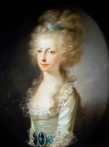 Portrait of Archduchess Maria Clementina of Austria (1777-1801), 1796. Creator: Hickel Portrait of Archduchess Maria Clementina of Austria (1777-1801), 1796. Creator: Hickel