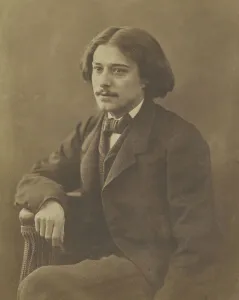 Portrait of the author Alphonse Daudet (1840-1897), ca 1860 Portrait of the author Alphonse Daudet (1840-1897), ca 1860