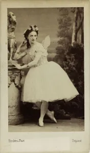 Portrait of the ballet dancer Marfa Muravyeva (1838-1879) in the ballet " Portrait of the ballet dancer Marfa Muravyeva (1838-1879) in the ballet "