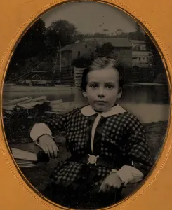 Unknown Portrait Collage Print, ca. 1860