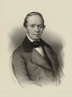 Portrait of the composer Moritz Hauptmann (1792-1868), 1840 Portrait of the composer Moritz Hauptmann (1792-1868), 1840