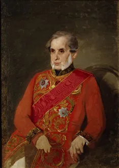 Portrait of Count Alexander Vasilyevich Kochubey (1768-1834), 1860s. Artist: Makarov, Ivan Kosmich (1822-1897) Portrait of Count Alexander Vasilyevich Kochubey (1768-1834), 1860s. Artist: Makarov, Ivan Kosmich (1822-1897)