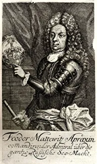Portrait of Count Fyodor Matveyevich Apraksin. Artist: Anonymous Portrait of Count Fyodor Matveyevich Apraksin. Artist: Anonymous