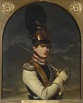 Portrait of Count Nikita Petrovich Trubetskoy (1804-1886), 1826. Artist: Kiprensky, Orest Adamovich (1782-1836) Portrait of Count Nikita Petrovich Trubetskoy (1804-1886), 1826. Artist: Kiprensky, Orest Adamovich (1782-1836)