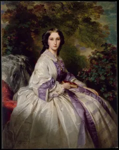 Portrait of Countess Maria Ivanovna Lamsdorf, nee Beck, 1859. Artist: Winterhalter, Franz Xavier (1805-1873) Portrait of Countess Maria Ivanovna Lamsdorf, nee Beck, 1859. Artist: Winterhalter, Franz Xavier (1805-1873)