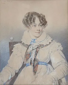 Portrait of Countess Sophie of Segur (1799-1874), nee Rostopchina, 1823 Portrait of Countess Sophie of Segur (1799-1874), nee Rostopchina, 1823