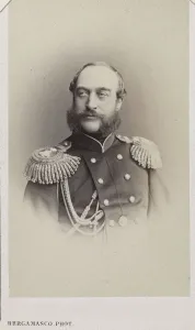 Portrait of Duke Georg August of Mecklenburg-Strelitz (1824-1876), c. 1870 Portrait of Duke Georg August of Mecklenburg-Strelitz (1824-1876), c. 1870