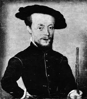 Bearded Man Portrait Prints: Portrait of a Dwarf. Creator: Unknown