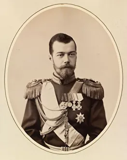 Portrait of Emperor Nicholas II (1868-1918) as Tsesarevich, ca 1891 Portrait of Emperor Nicholas II (1868-1918) as Tsesarevich, ca 1891