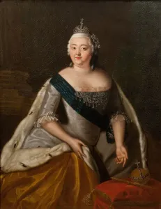Portrait of Empress Elizabeth of Russia (1709-1762), Mid of the 18th cen Portrait of Empress Elizabeth of Russia (1709-1762), Mid of the 18th cen