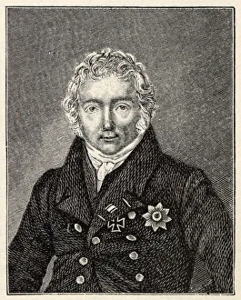 Portrait of Friedrich von Motz (1775-1830). Creator: Anonymous Portrait of Friedrich von Motz (1775-1830). Creator: Anonymous