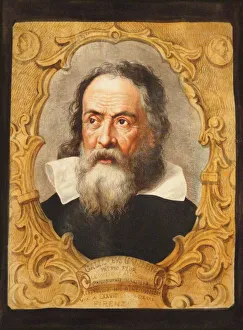 Portrait of Galileo Galilei. Creator: Anonymous Portrait of Galileo Galilei. Creator: Anonymous