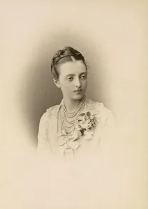 Portrait of Grand Duchess Anastasia Mikhailovna of Russia (1860-1922), 1879 Portrait of Grand Duchess Anastasia Mikhailovna of Russia (1860-1922), 1879