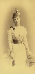 Portrait of Grand Duchess Elizaveta Mavrikievna of Russia (1865-1927), c. 1883-1884 Portrait of Grand Duchess Elizaveta Mavrikievna of Russia (1865-1927), c. 1883-1884