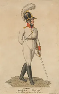 Portrait of Grand Duke Constantine Pavlovich of Russia (1779-1831), 1807. Artist: Henne Portrait of Grand Duke Constantine Pavlovich of Russia (1779-1831), 1807. Artist: Henne