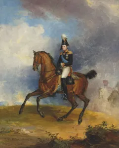 Portrait of Grand Duke Nikolai Pavlovich (1796-1855) on horseback, 1822 Portrait of Grand Duke Nikolai Pavlovich (1796-1855) on horseback, 1822