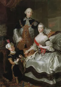 Portrait of Grand Duke Pyotr Fyodorovitch and Grand Duchess Catherine Alekseyevna, 1756 Portrait of Grand Duke Pyotr Fyodorovitch and Grand Duchess Catherine Alekseyevna, 1756