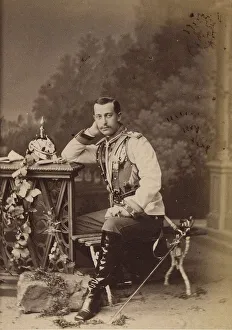 Portrait of Grand Duke Sergei Maximilianovich of Leuchtenberg (1849-1877), 1873 Portrait of Grand Duke Sergei Maximilianovich of Leuchtenberg (1849-1877), 1873