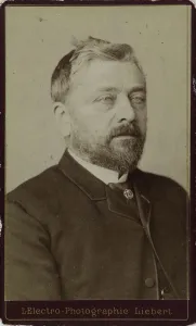 Portrait of Gustave Eiffel (1832-1923), ca. 1886-1890. Creator: Liébert Portrait of Gustave Eiffel (1832-1923), ca. 1886-1890. Creator: Liébert