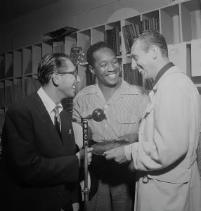 Portrait of Josh White and Symphony Sid Print, 1946