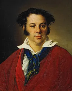 Portrait of Konstantin Ravich, 1823. Artist: Tropinin, Vasili Andreyevich (1776-1857) Portrait of Konstantin Ravich, 1823. Artist: Tropinin, Vasili Andreyevich (1776-1857)