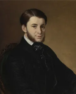 Portrait of Leonid Matveyevich Muromtsev (1825-1899). Artist: Tropinin, Vasili Andreyevich (1776-1857) Portrait of Leonid Matveyevich Muromtsev (1825-1899). Artist: Tropinin, Vasili Andreyevich (1776-1857)