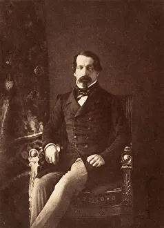 Albumen Silver Print Art Prints: Portrait de Louis-Napoleon Bonaparte en Prince-President, 1852