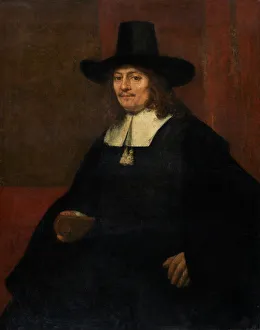 Rembrandt Van Rijn Artist Prints: Portrait of a Man in a Tall Hat, c. 1663. Creator: Rembrandt Harmensz van Rijn