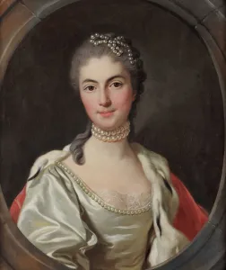 Portrait of Marquise Anna Malaspina, 1759 Print