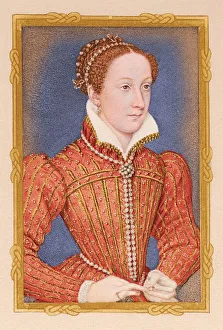 Portrait - Mary, Queen of Scots, c16th century, (1904). Artists: Unknown, Janet Portrait - Mary, Queen of Scots, c16th century, (1904). Artists: Unknown, Janet