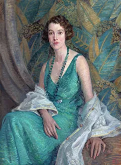 Portrait Print of Mrs N.S. Falla, c1932