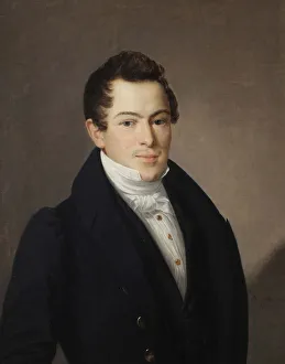 Portrait of Naumov, 1831. Artist: Tropinin, Vasili Andreyevich (1776-1857) Portrait of Naumov, 1831. Artist: Tropinin, Vasili Andreyevich (1776-1857)