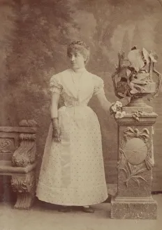 Portrait of the opera singer Nina Alexandrovna Friede (1859-1942) as Olga in opera Portrait of the opera singer Nina Alexandrovna Friede (1859-1942) as Olga in opera