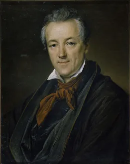 Portrait of the painter Pyotr Fyodorovich Sokolov (1791-1848), 1833. Artist: Tropinin, Vasili Andreyevich (1776-1857) Portrait of the painter Pyotr Fyodorovich Sokolov (1791-1848), 1833. Artist: Tropinin, Vasili Andreyevich (1776-1857)