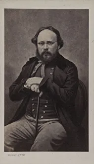 Portrait of Pierre-Joseph Proudhon (1809-1865), ca 1860 Portrait of Pierre-Joseph Proudhon (1809-1865), ca 1860