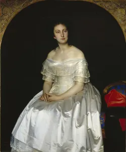 Portrait of Princess Maria Vasilyevna Vorontsova (1819-1894), 1851. Artist: Zaryanko Portrait of Princess Maria Vasilyevna Vorontsova (1819-1894), 1851. Artist: Zaryanko